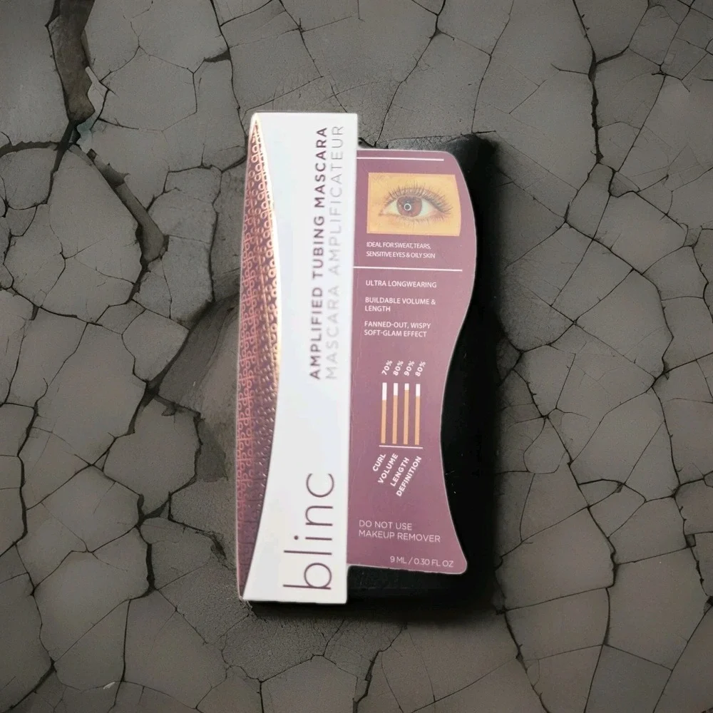 blinc Amplified Tubing Mascara Volume Length Glam Water Resistent - Black